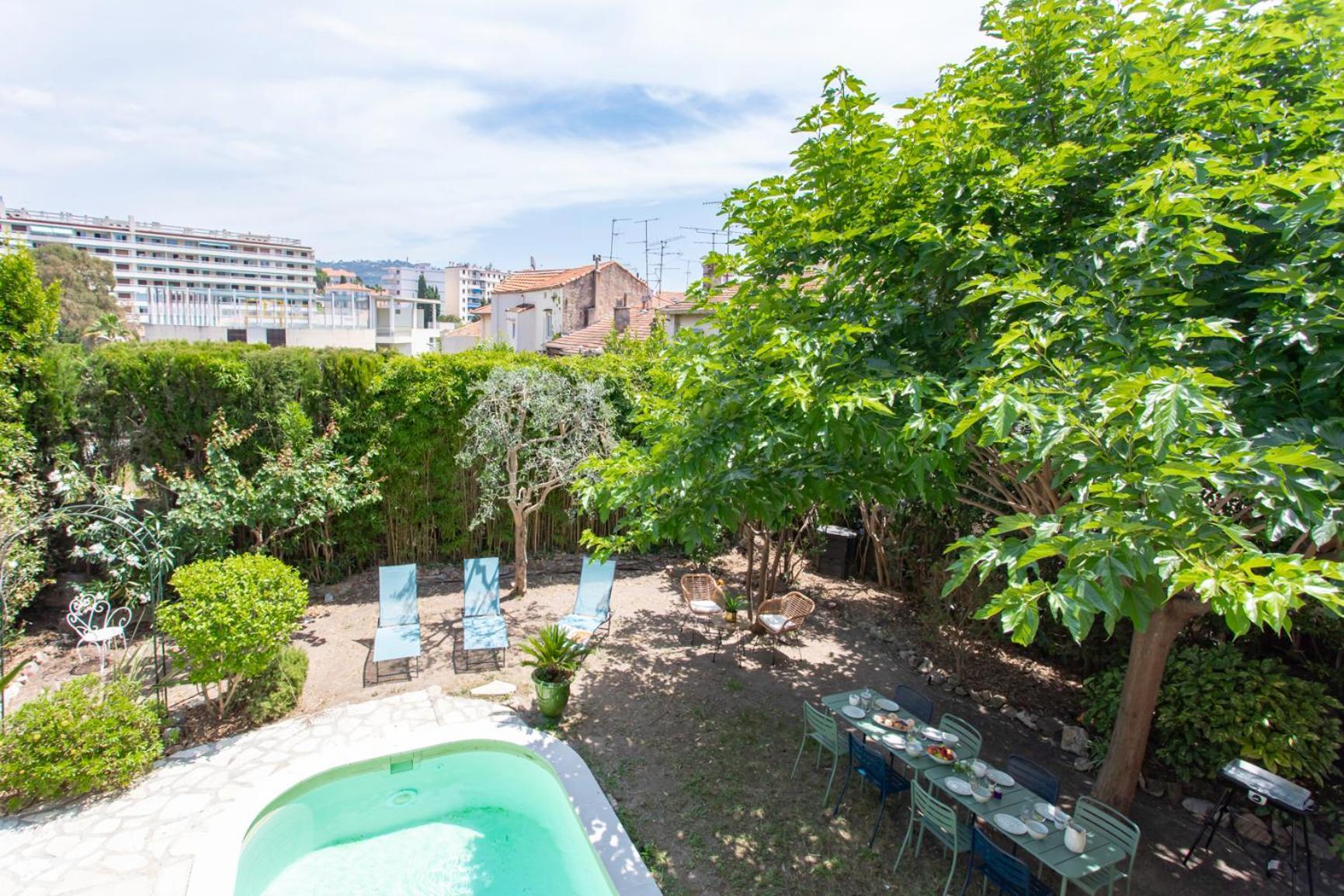 C8 - Lovely House 4 Bdr - Pool, Ac, Garage & Wifi * Cannes